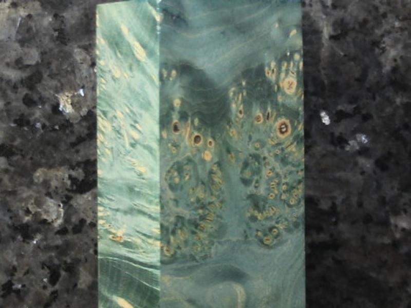 Стабілізований кленовий кап - брусок №33