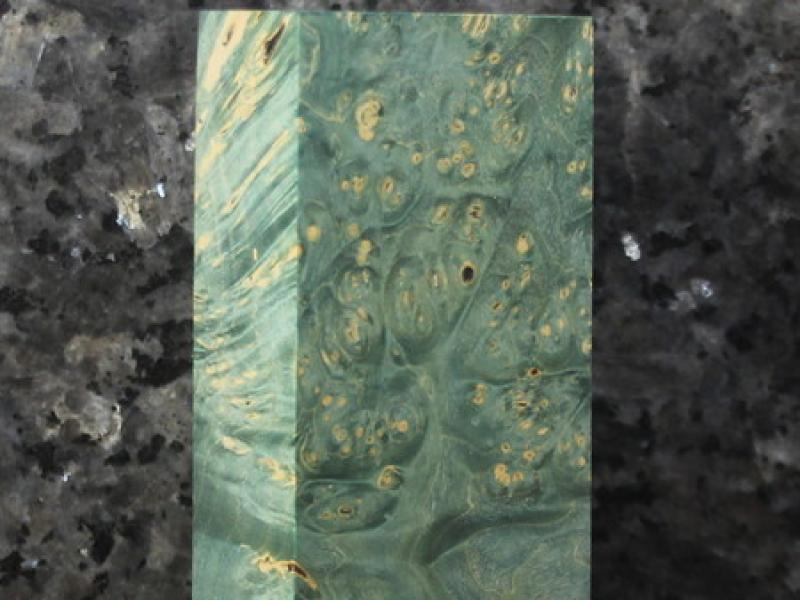 Стабілізований кленовий кап - брусок №33