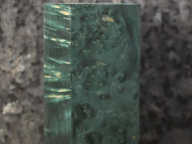 Стабілізований кленовий кап - брусок №48