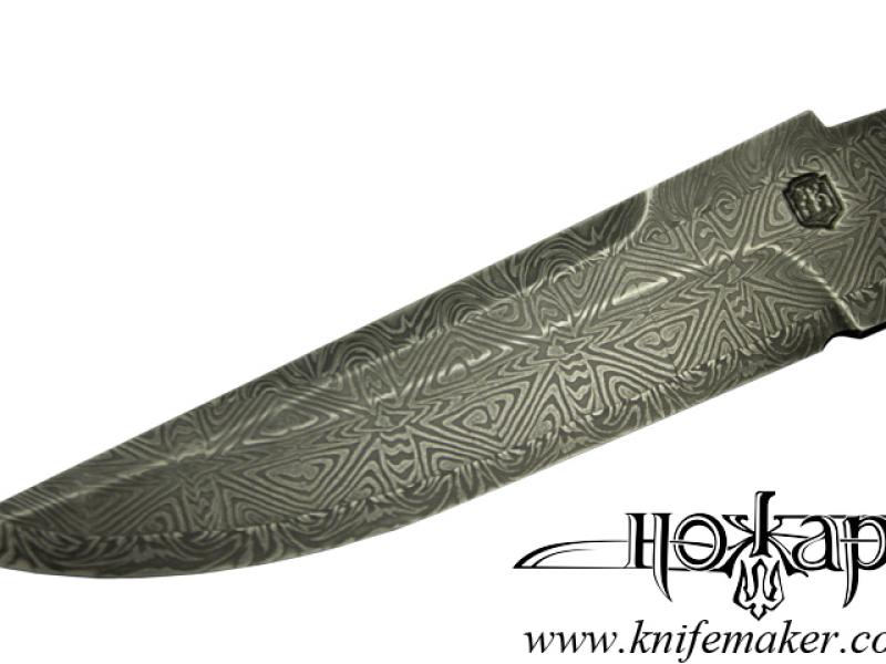 Авторський Клинок Костянтина Лисенка - LK-125 (Мозаїчний Дамаск) - "Феху"