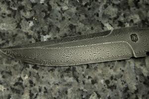 Авторський Клинок Костянтина Лисенка - LK-125 (Мозаїчний Дамаск) - "Феху"