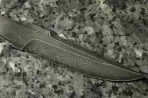 Авторський Клинок Костянтина Лисенка - LK-125 (Мозаїчний Дамаск) - "Феху"