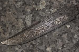 Авторський Клинок Костянтина Лисенка - LK-125 (Мозаїчний Дамаск) - "Турс"