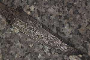 Авторський Клинок Костянтина Лисенка - LK-125 (Мозаїчний Дамаск) - "Турс"