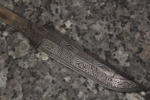 Авторський Клинок Костянтина Лисенка - LK-125 (Мозаїчний Дамаск) - "Турс"