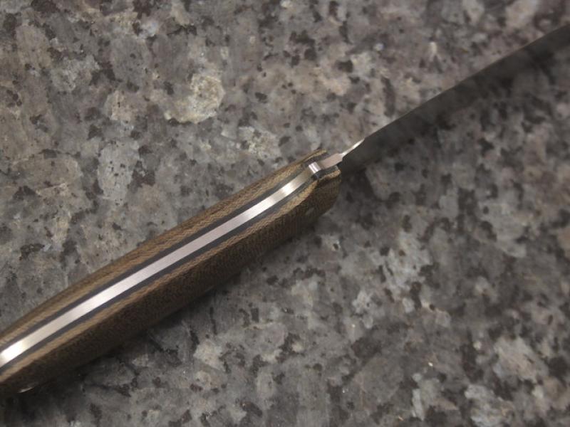 Ніж - за мотивами Phil Whilson 120 - RWL-34/OD-Green Micarta