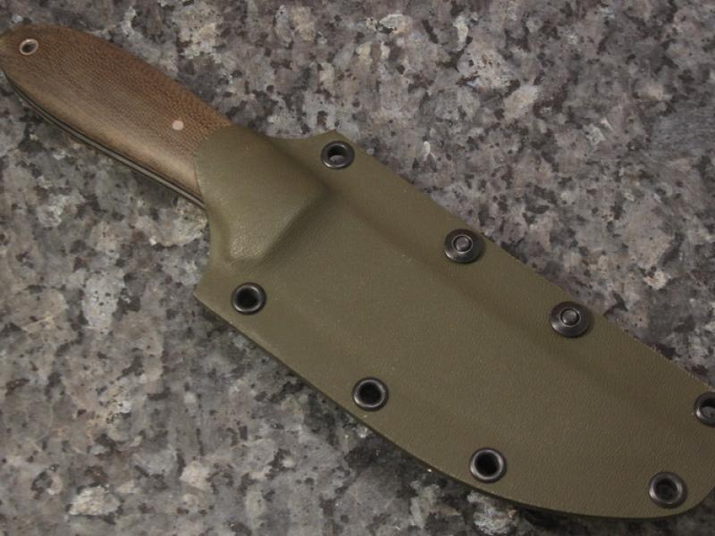 Ніж - за мотивами Phil Whilson 120 - RWL-34/OD-Green Micarta