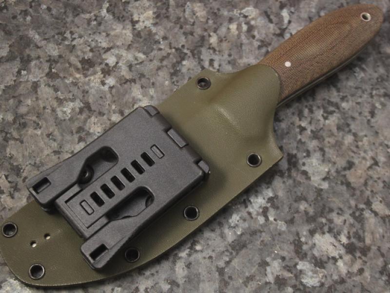Ніж - за мотивами Phil Whilson 120 - RWL-34/OD-Green Micarta