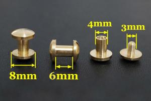 Гвинт ремінний (Чикаго) 8х6 мм. - Грибок. - 10 шт.