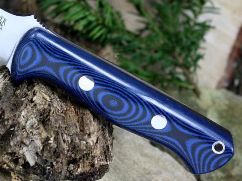 G-10 Blue/Black 1x1 (5 мм) 125х300мм