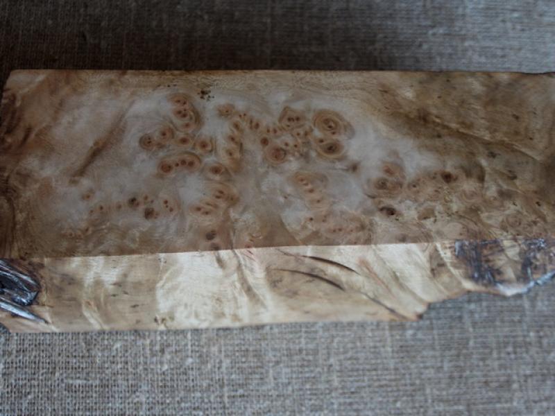 Кап Киргизького горіху "Золотистий" - Брусок №27 - 90x110x250 мм.