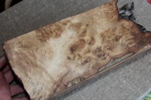 Кап Киргизького горіху "Золотистий" - Брусок №27 - 90x110x250 мм.