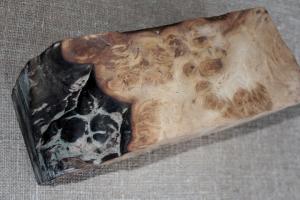 Кап Киргизького горіху "Золотистий" - Брусок №27 - 90x110x250 мм.