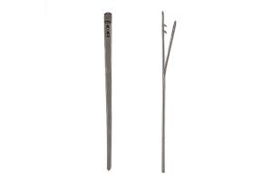 Голка для шнурування Пласким Шнуром - Роздвоєна