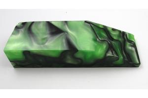 Брусок акриловий "Чорний в Перламутрово-Зеленому"