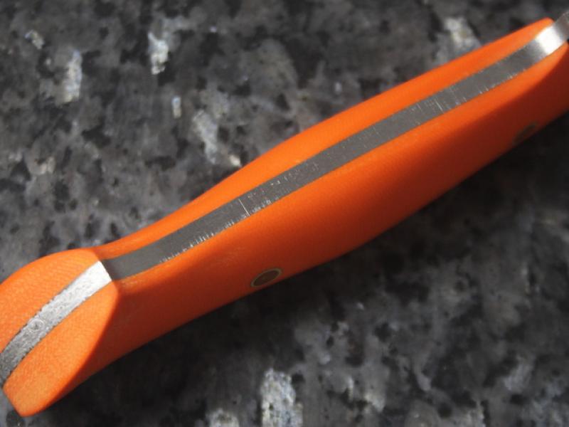 Ніж - Timoshin Outdoor Heavy Duty 120 - RWL-34 (Кріо)/Orange G-10