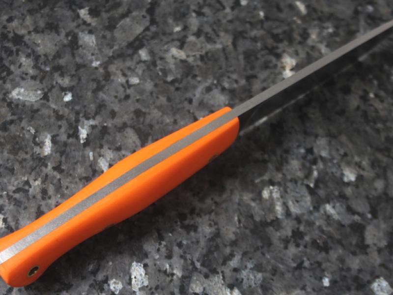 Ніж - Timoshin Outdoor Heavy Duty 120 - RWL-34 (Кріо)/Orange G-10