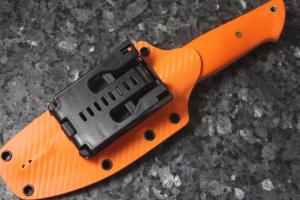 Ніж - Timoshin Outdoor Heavy Duty 120 - RWL-34 (Кріо)/Orange G-10