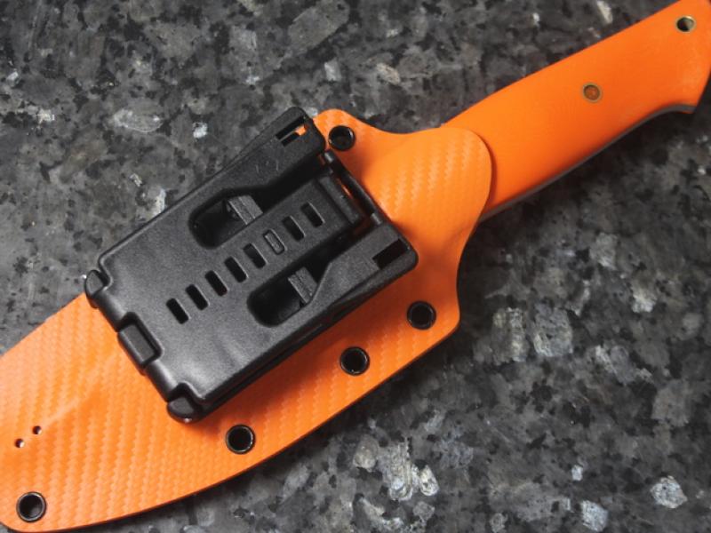 Ніж - Timoshin Outdoor Heavy Duty 120 - RWL-34 (Кріо)/Orange G-10