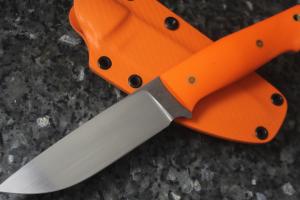 Ніж - Timoshin Outdoor Heavy Duty 120 - RWL-34 (Кріо)/Orange G-10