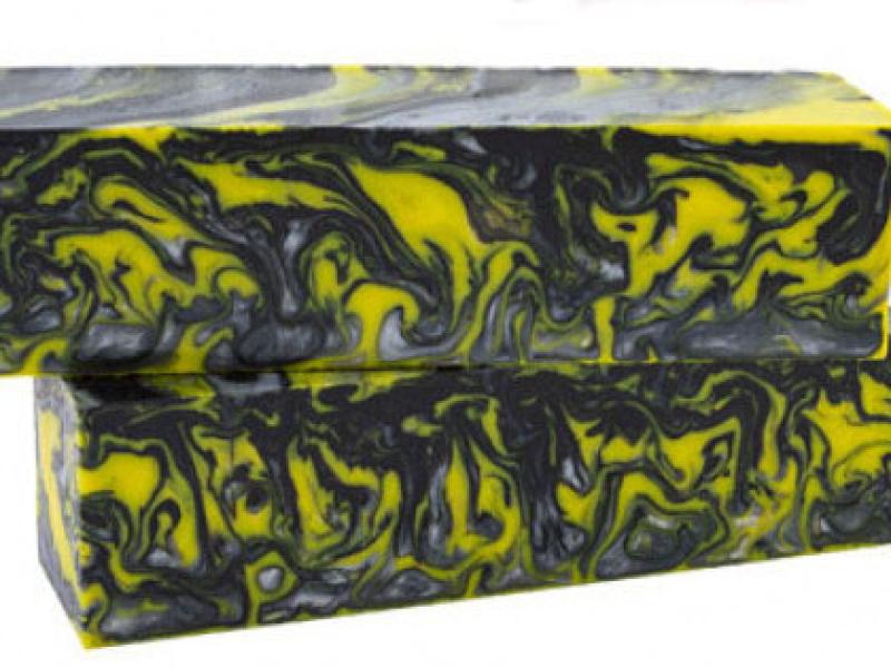 Брусок - Inlace - Yellow Damascus