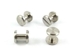 Гвинт ремінний (Чикаго) 10х6 мм. - Нікель. - 10 шт.