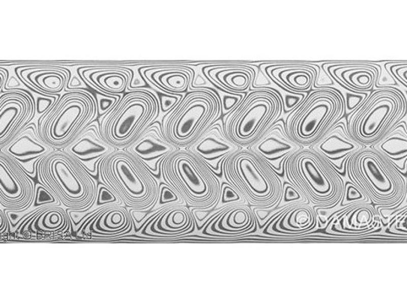 Damasteel "Hakkapella" - 3,2 х 26 х 300 мм.