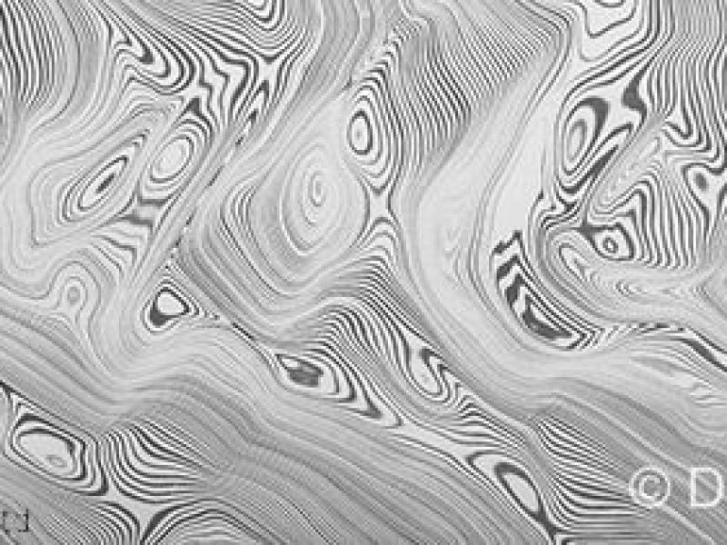 Damasteel "Bjorkmans Twist" - 3,2 х 26 х 300 мм.