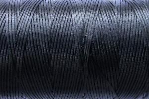 Нитка воскована поліестерова чорна 1 мм - 100 м.