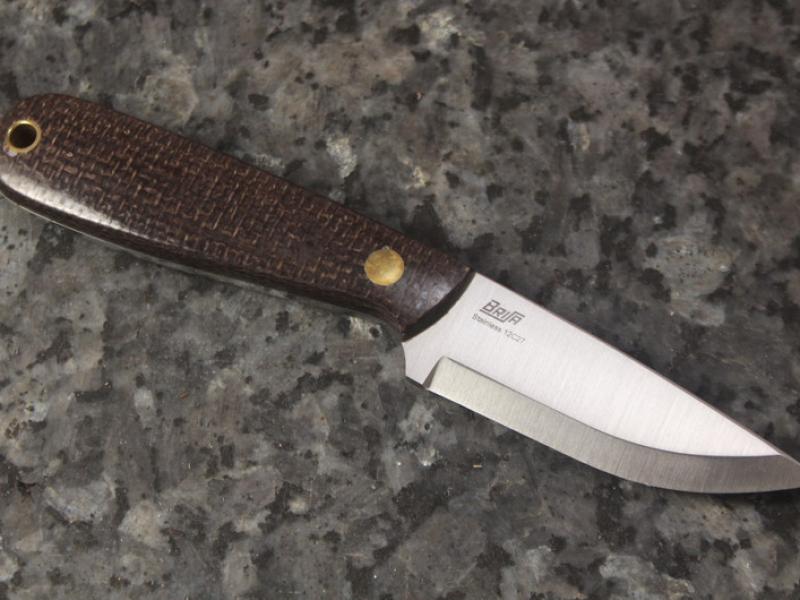 Ніж Brisa Necker 70 - Bison Jute Micarta
