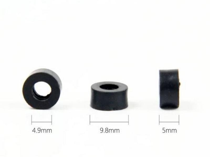 Проставка резинова кругла - 5 мм - 10 шт.