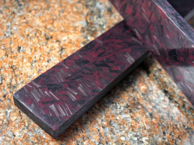 Накладки Carbon Fiber Shred - Black/Red