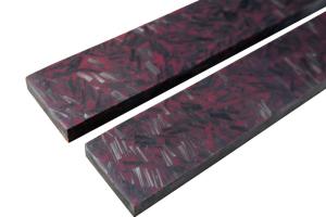 Накладки Carbon Fiber Shred - Black/Red