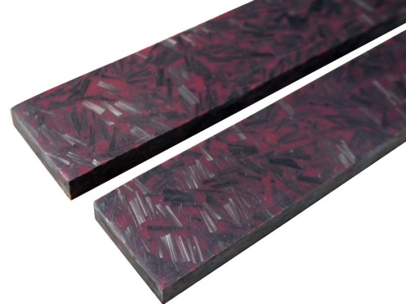 Накладки Carbon Fiber Shred - Black/Red
