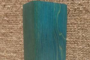 Брусок - Явір стабілізований - Stab Wood Lab - Бірюзовий