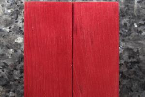 Брусок - Явір стабілізований - Stab Wood Lab - Червоний