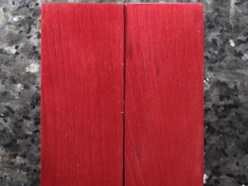 Брусок - Явір стабілізований - Stab Wood Lab - Червоний