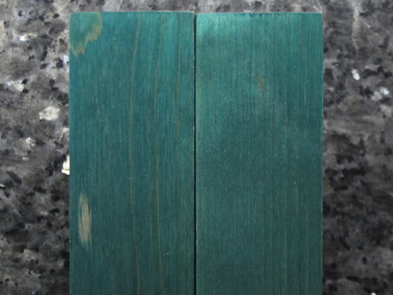 Брусок - Явір стабілізований - Stab Wood Lab - Смарагдовий