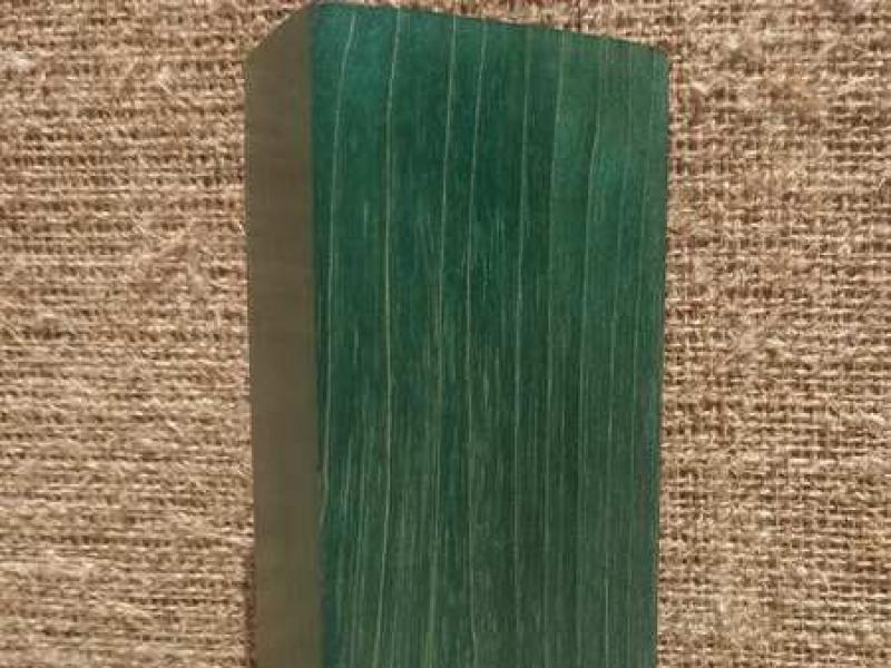 Брусок - Явір стабілізований - Stab Wood Lab - Смарагдовий