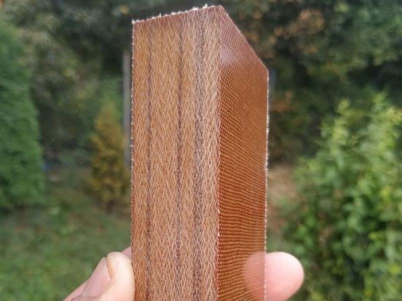 Брусок Micarta Canvas - Tan Brown (Vintage)