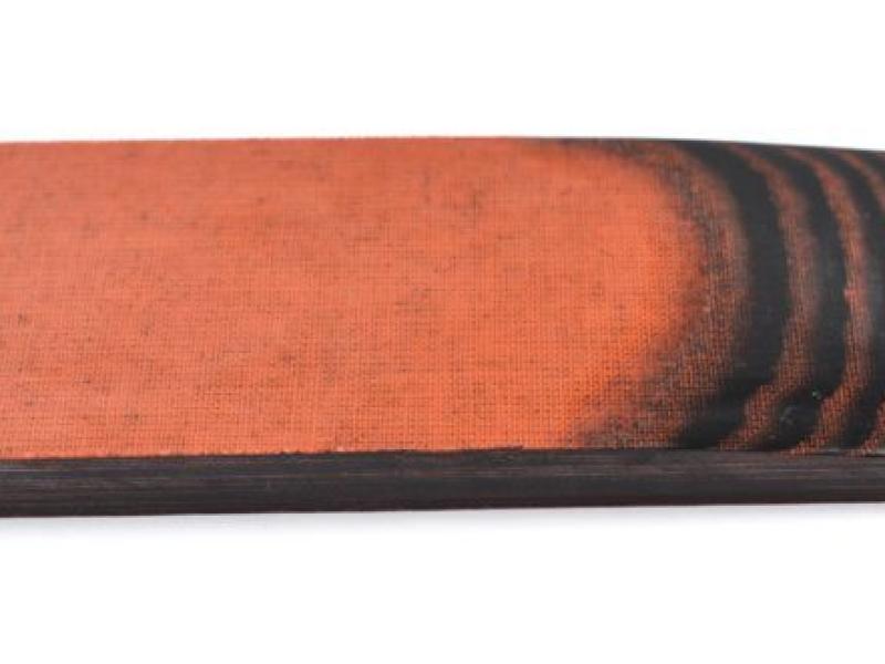 Micarta Terracotta-Black - 8х120х240 мм.