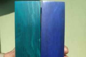 Брусок Граб тонований - Зелений