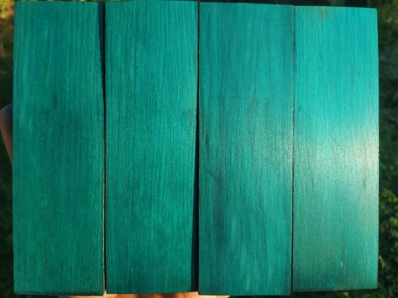 Брусок Граб тонований - Зелений