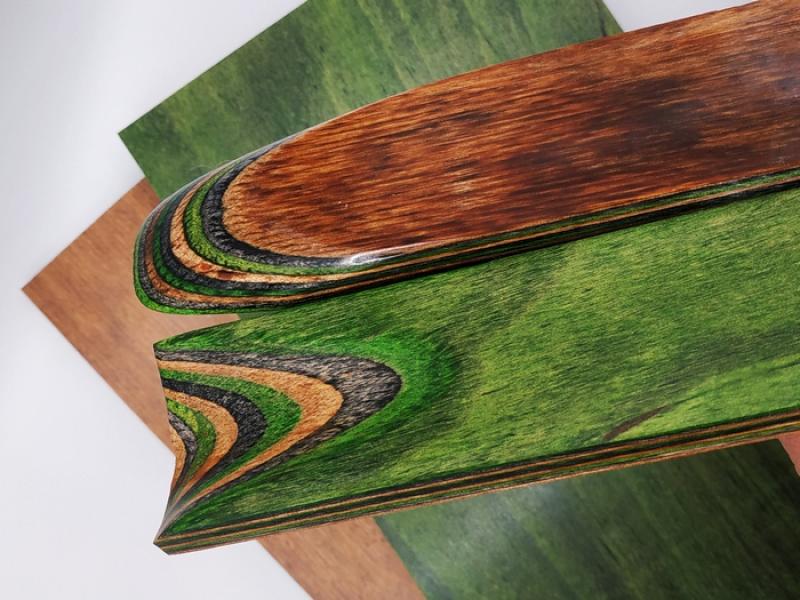 Gemswood laminated wood - Forest Camo - 130 х 300 мм.