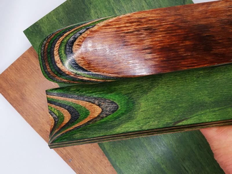 Gemswood laminated wood - Forest Camo - 130 х 300 мм.