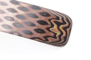 Micarta Python Canvas - Black/Natural/Brown/Red - 6 мм