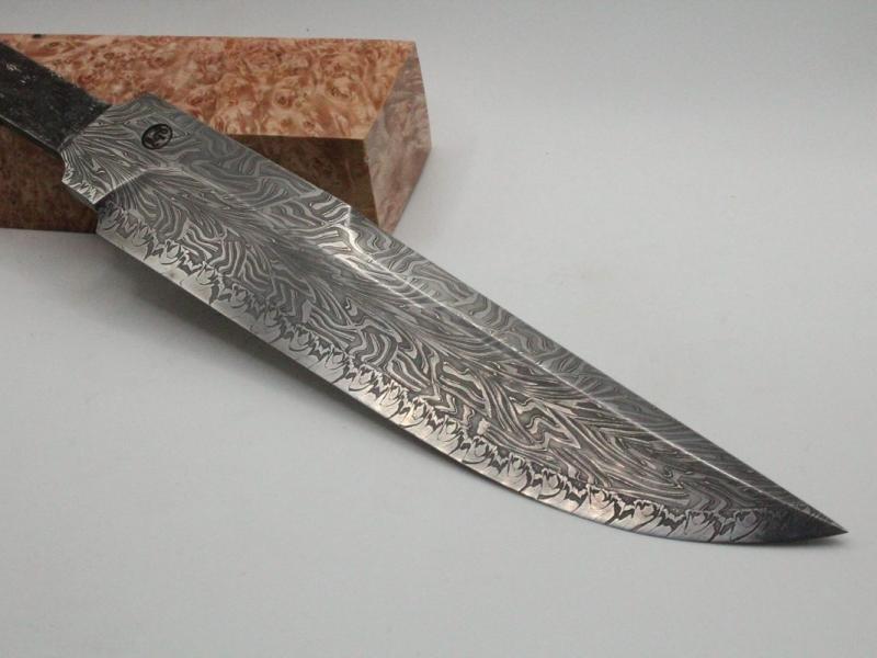 Авторський Клинок - VG-205 Bowie (Мозаїчний Дамаск) - "Дзета"