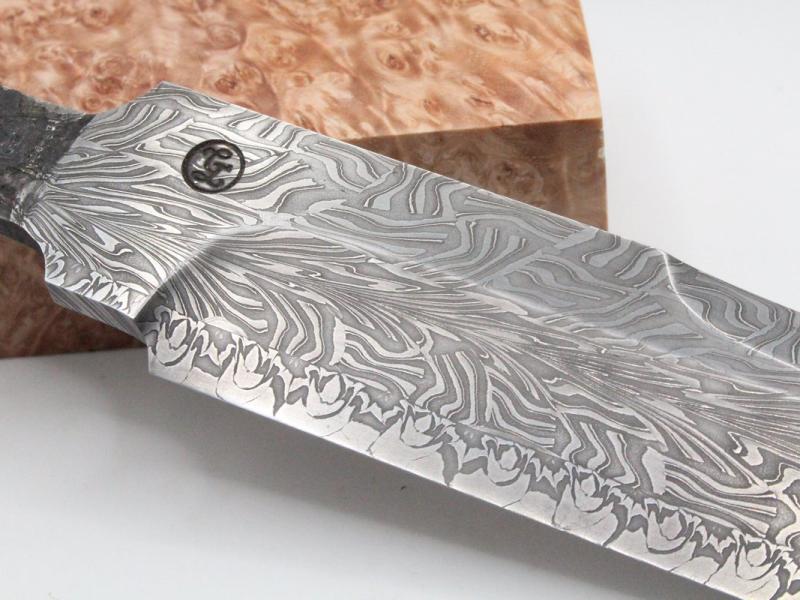 Авторський Клинок - VG-205 Bowie (Мозаїчний Дамаск) - "Дзета"
